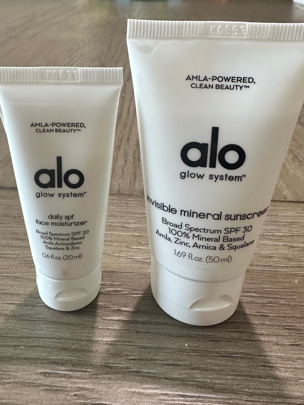 NEW Alo Daily SPF Moisturizer 20ml & Invisible Mineral Sunscreen 50ml